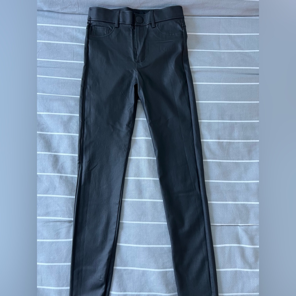 Zara Faux Leather Jeans - Size US Small